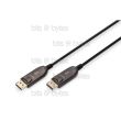 Digitus 10.0m Active DisplayPort v1.4 AOC Hybrid Fiber Optic Plug to Plug Cable AK-340107-100-S 4016032467076