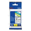 Brother TZe-121 Black on Clear Thermal Laminated Label Tape (9mm x 8m)