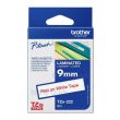 Brother TZe-222 Red on White Laminated Thermal Label Tape (9mm x 8m)