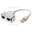 Digitus CAT5e RJ45 Plug to 2x RJ45 Sockets Splitter Shielded (T) Adapter