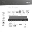 Digitus DS-55345 - 4 port HDMI Matrix Switch (4 In / 2 Out) with Audio Extractor 4016032495659