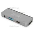 Digitus USB 3.1 Type-C Mobile Docking Station (HDMI / USB 3.0 / Audio / USB-C PD) DA-70893 4016032472537