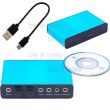 USB 2.0 External 7.1 Virtual Sound Card  AK103E