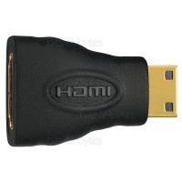 Mini-HDMI Plug to HDMI Socket Adapter