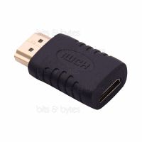 Mini-HDMI Socket to HDMI Plug Adapter