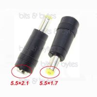 Power Plug Adapter (5.5 x 2.1 mm Socket to 5.5 x 1.7mm Plug)