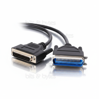 1.8m Parallel 25pin D-Sub Plug to Centronics 36pin D-Sub Plug High Quality Printer Cable