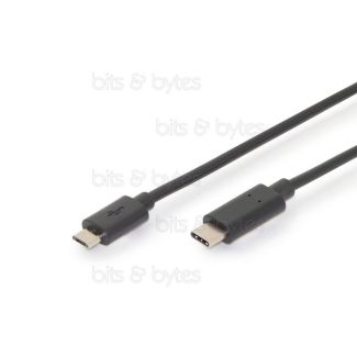 1.8m USB Type-C Plug to USB 2.0 Micro-B Plug Cable
