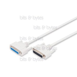 2.0m 25pin D-Sub Plug to Socket Extension Cable