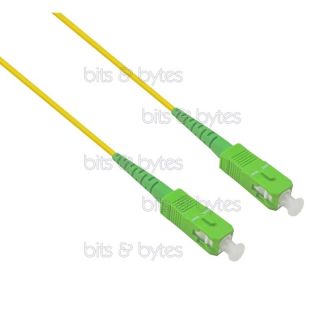 2.0m Fiber Optic Simplex Patch Cable - OS2 SC/APC to SC/APC Plugs 9/125um 4005938720231 helos