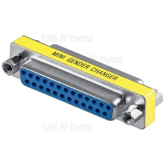 25pin D-Sub Socket to Socket Gender Changer Adapter