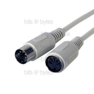 3.0m 5pin DIN Plug to Socket Extension Cable