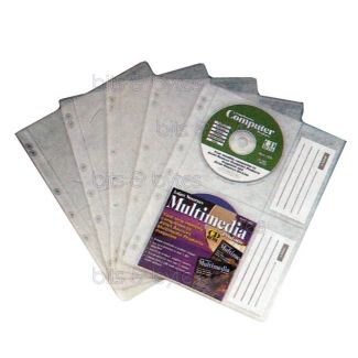 CDs A4 File Storage Sleeves (Pack of 20) Chintax CT-CD801