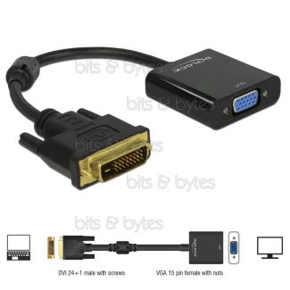 Delock DVI-D (24+1)  to VGA Converter 4043619656585