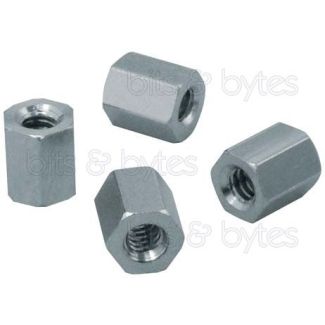 Double Nuts for Connecting D-Sub Connectors (Pack of 10)