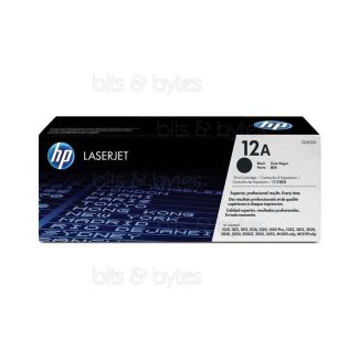 HP 12A (Q2612A) Black Original LaserJet Toner Cartridge