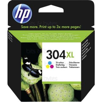 HP 304XL (N9K07AE) High Yield Tri-Colour Original Ink Cartridge