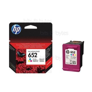 HP 652 (F6V24AE) Ink Advantage Colour Original Ink Cartridge