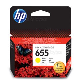 HP 655 (CZ112AE) Ink Advantage Yellow Original Ink Cartridge