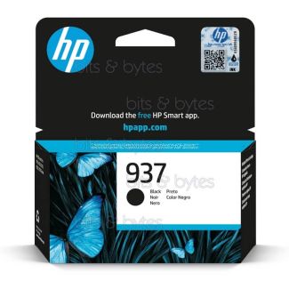 HP 937 (4S6W5NE) Black Original Ink Cartridge 4S6W5NE SE1 196786147609