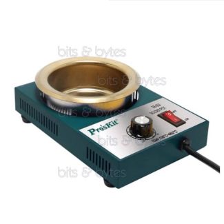 Pro'sKit SS-553 250W Industrial Solder Pot ProsKit Tinning Lead-Free Soldering Titanium Crucible Electronic Repair Wire Harness Tool Dip Tools
