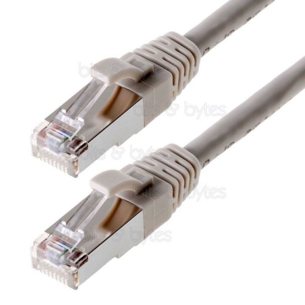 0.5m CAT5e SF-UTP Network Patch Cable - Grey