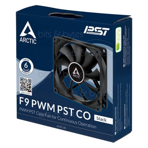 12V DC 92mm x 92mm x 25mm Cooling Fan Arctic F9 PWM PST CO ACFAN00215A 4895213702911