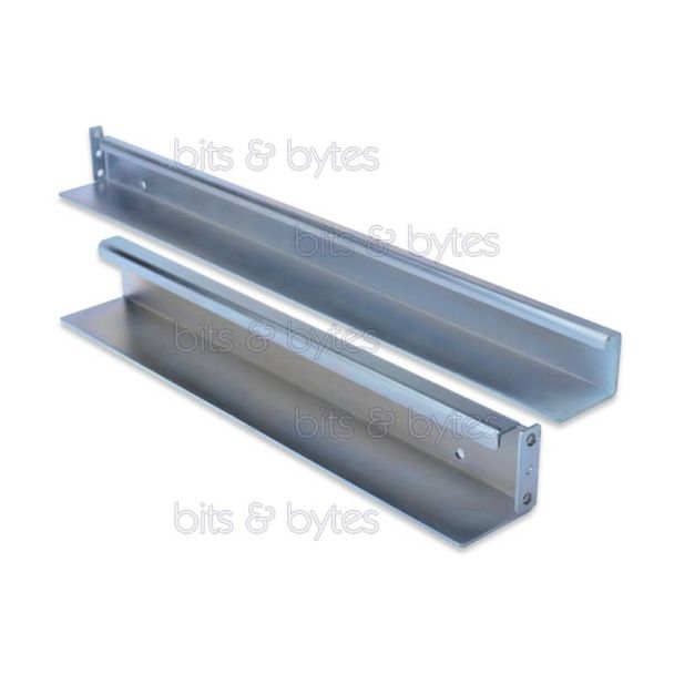1U 19-inch L-Support Extendable Rails for Heavy Rackmount Hardware