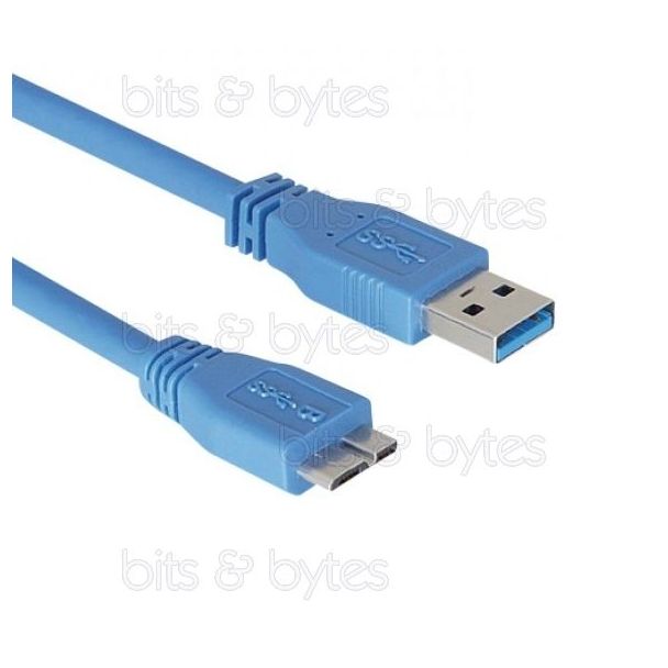 2.0m USB 3.0 Plug A to Micro-B Plug Cable