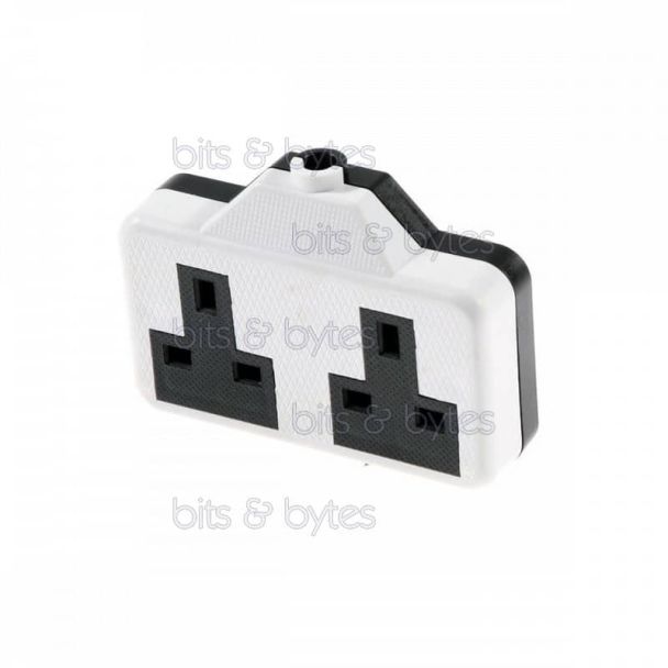 2 In-Line Multi Outlet Trailling Socket UK Plugs