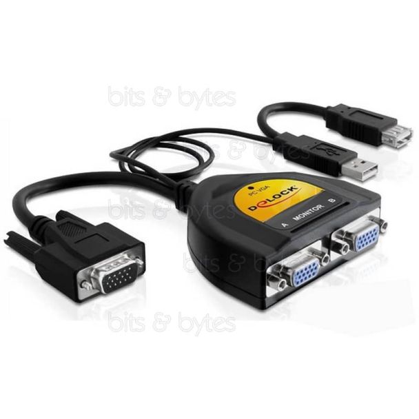 bits bytes malta Delock Port VGA Splitter Input < decoding=