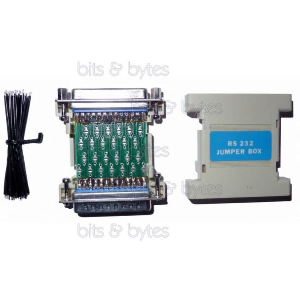 25pin D-Sub Plug to Socket Jumper Box Assembly