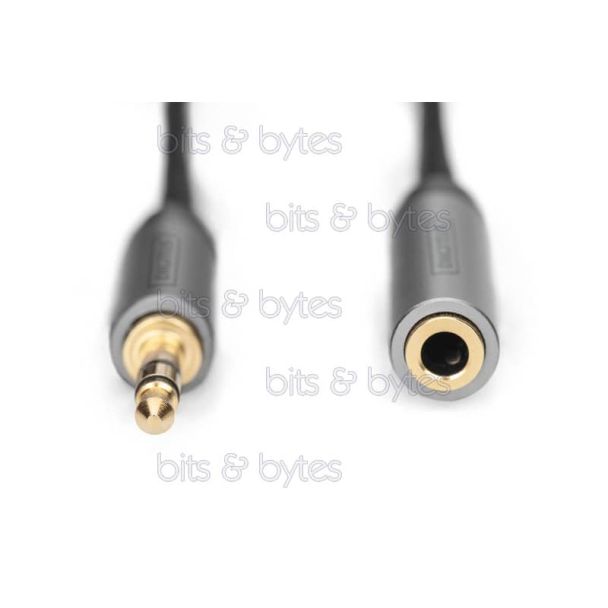 3.0m Stereo 3.5mm Jack Plug to Socket High Quality Extension Audio Cable DB-510210-030-S 4016032481300