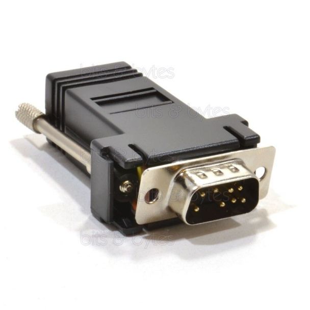 9pin D-Sub Plug to RJ45 (8P8C) Socket Unshielded Modular Adapter UT-151