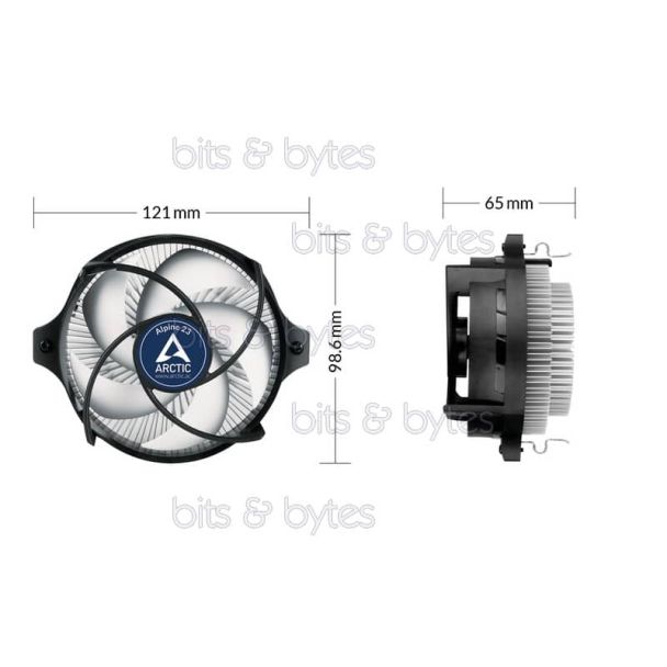 Arctic Alpine 23 CPU Cooler for AMD Sockets AM5 / AM4 4895213702829 840033400626 ACALP00035A