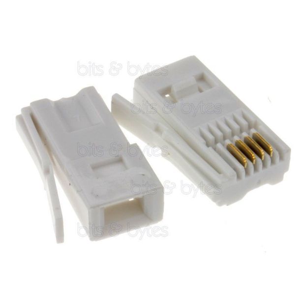 BT Modular Plug for Flat Telephone Cable
