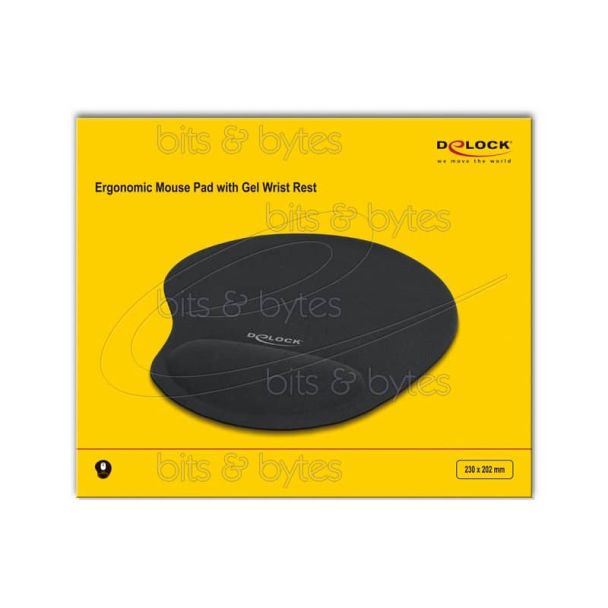 Delock Ergonomic Mouse Pad with Gel Wrist Rest