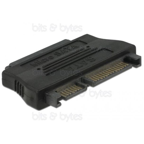 Delock SATA 22pin to MicroSATA 16pin Adapter