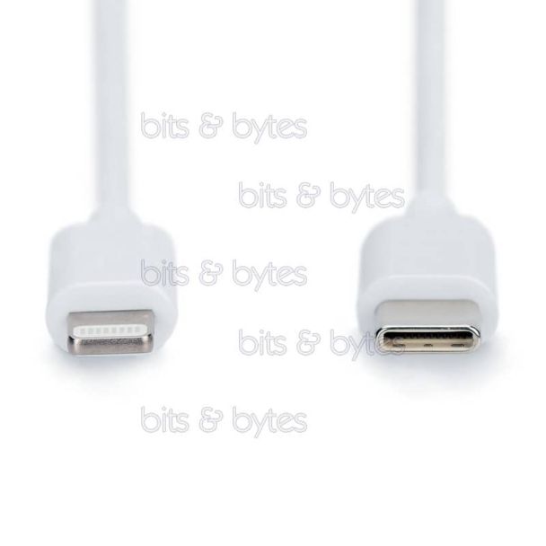 Digitus 1.0m Apple iPhone/iPad Lightning USB Type-C Data/Charger Cable DB-600109-010-W 4016032469957