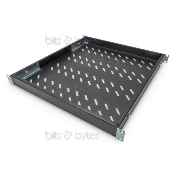 Digitus 19-inch 1U - 500mm Depth Rack Mount Shelf - Black DN-97647 4016032364993