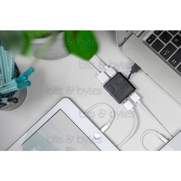 Digitus 4 Port USB 2.0 High Speed Hub (USB Powered) DA-70217 4016032306542
