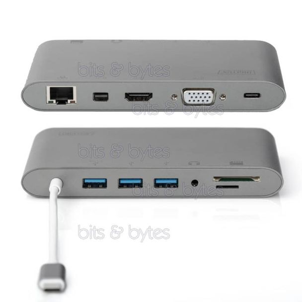Digitus DA-70875 USB 3.1 Type-C Universal Docking Station 4016032456650