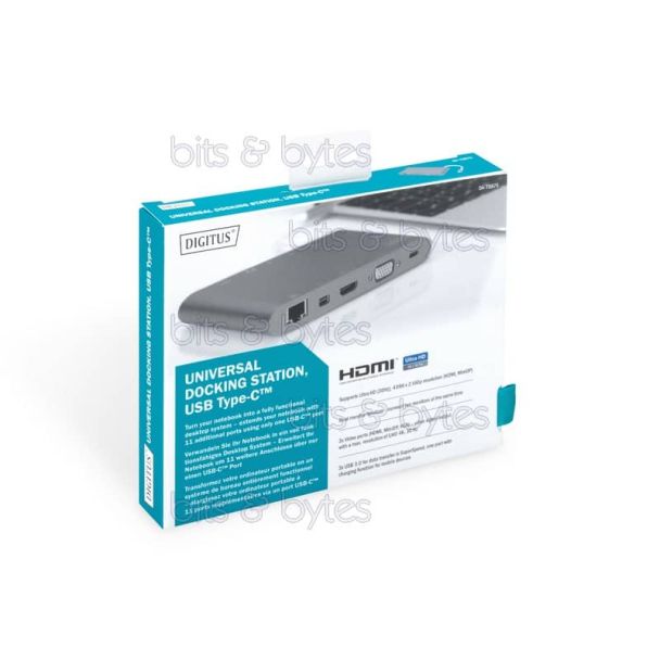 Digitus DA-70875 USB 3.1 Type-C Universal Docking Station 4016032456650