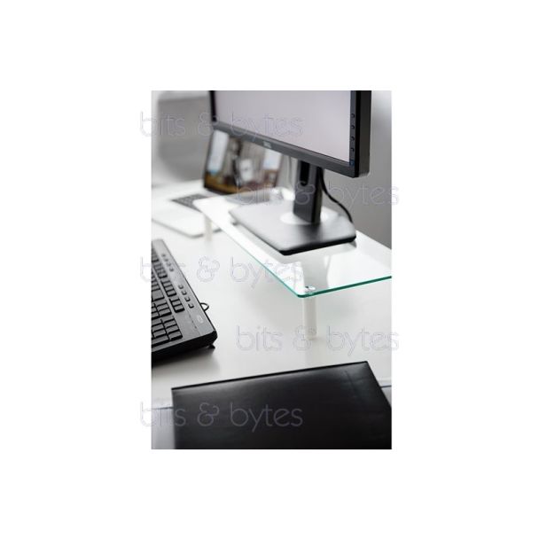 Digitus DA-90358 Tabletop Glass Monitor Riser Stand up to 20 Kgs