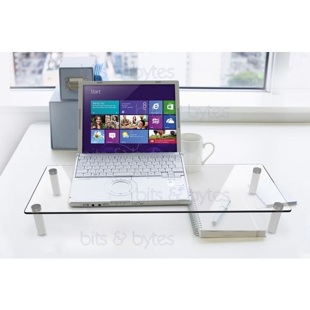 Digitus DA-90358 Tabletop Glass Monitor Riser Stand up to 20 Kgs