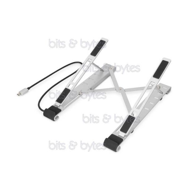 Digitus DA-90424 Laptop Stand with USB Hub (5 Adjustment Positions)