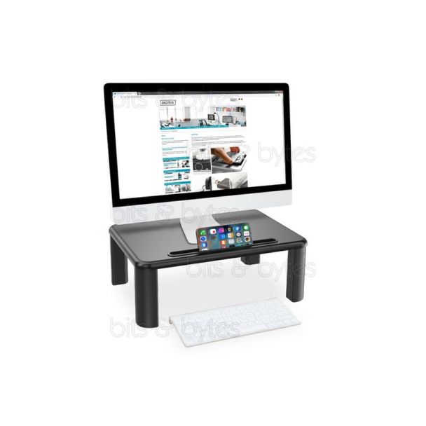 Digitus DA-90458 Tabletop Ergonomic Monitor Riser Stand up to 10 Kgs
