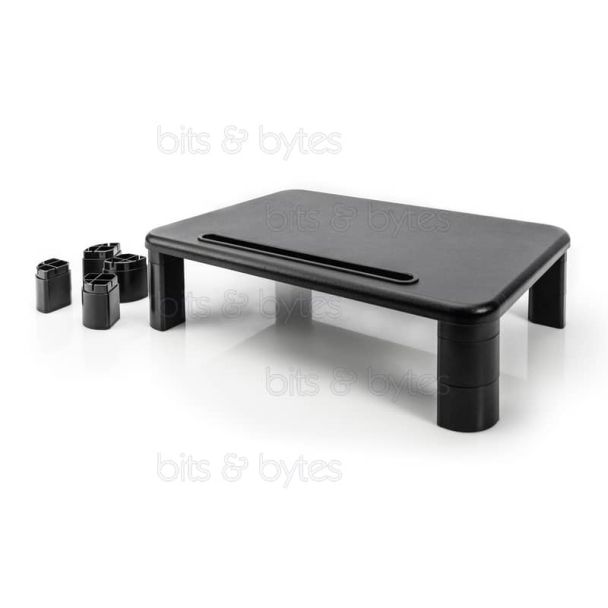 Digitus DA-90458 Tabletop Ergonomic Monitor Riser Stand up to 10 Kgs
