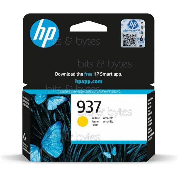 HP 937 (4S6W4NE) Yellow Original Ink Cartridge 4S6W4NE SE1 196786147586