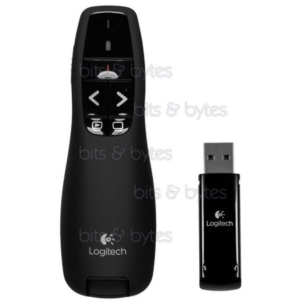 Logitech R400 Wireless Laser Presenter (2.4GHz USB Receiver)